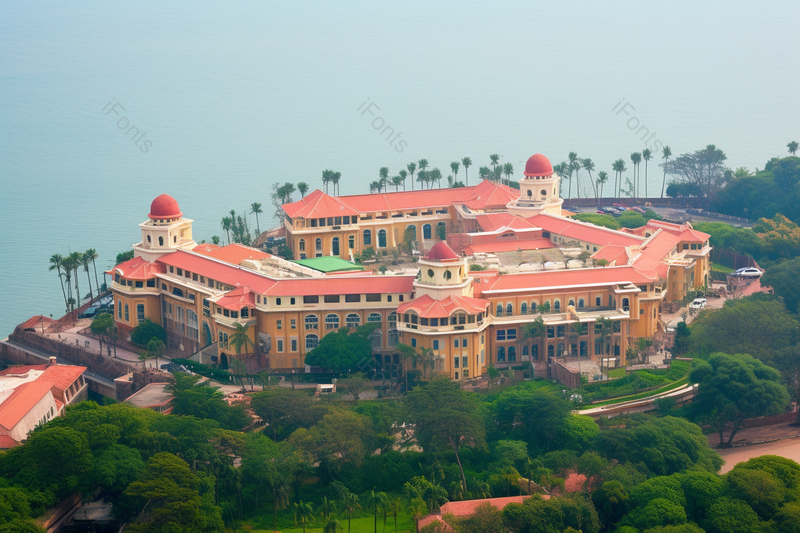 壮阔海上建筑人造建筑风景,高清,摄影图,摄影图片,图片大全,摄影图免费下载